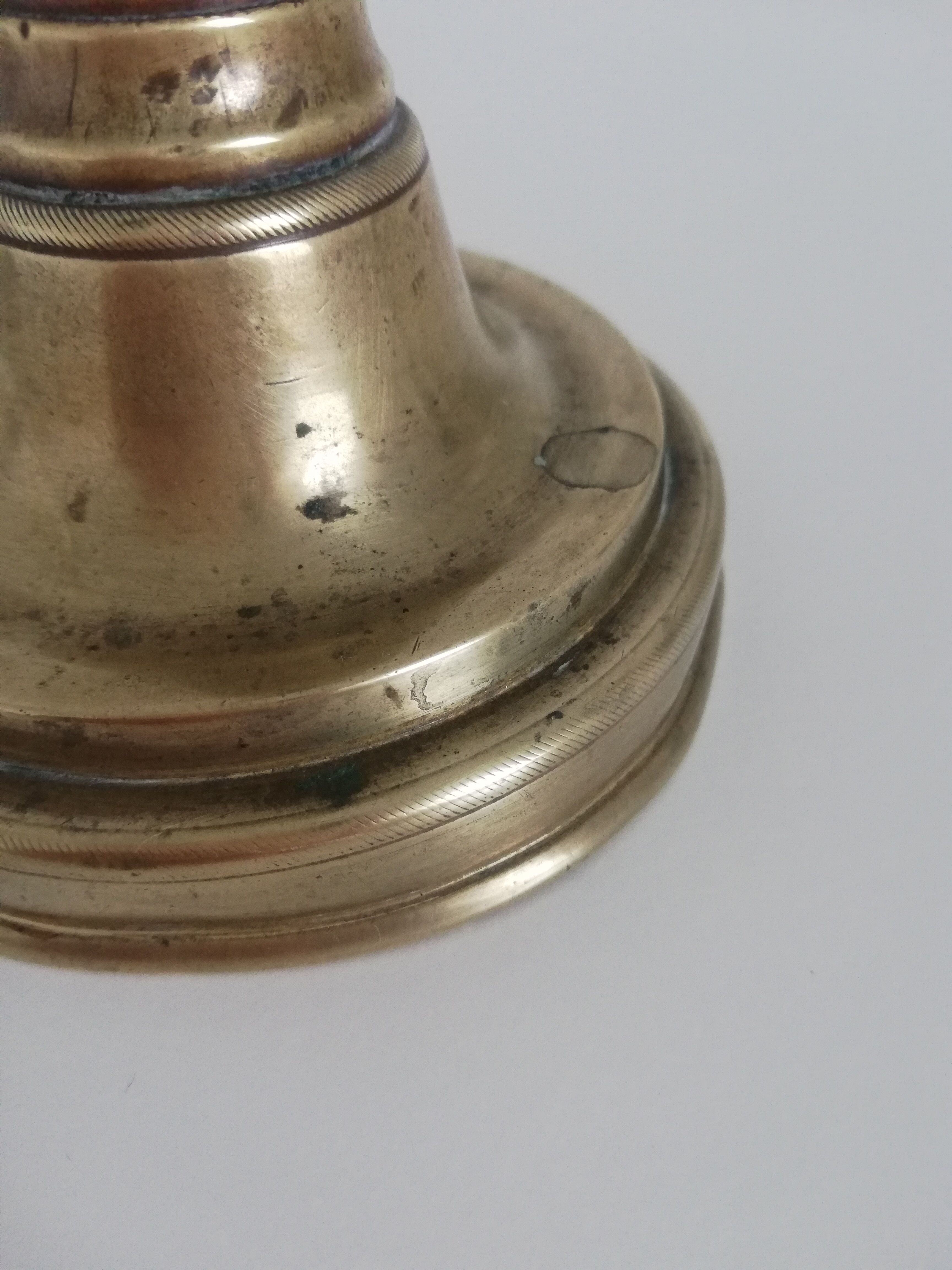 Vintage push candle holder
