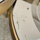 Three round brass tables 1970