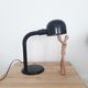 Vintage desk lamp-alda -sweden-typ 1+4a-black lacquered metal-1970