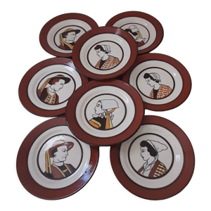 assiettes à dessert