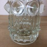 Frantisek Peceny roll vase for Sklo Union pressed glass