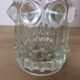 Roll vase by Frantisek Peceny for Sklo Union in pressed glass.