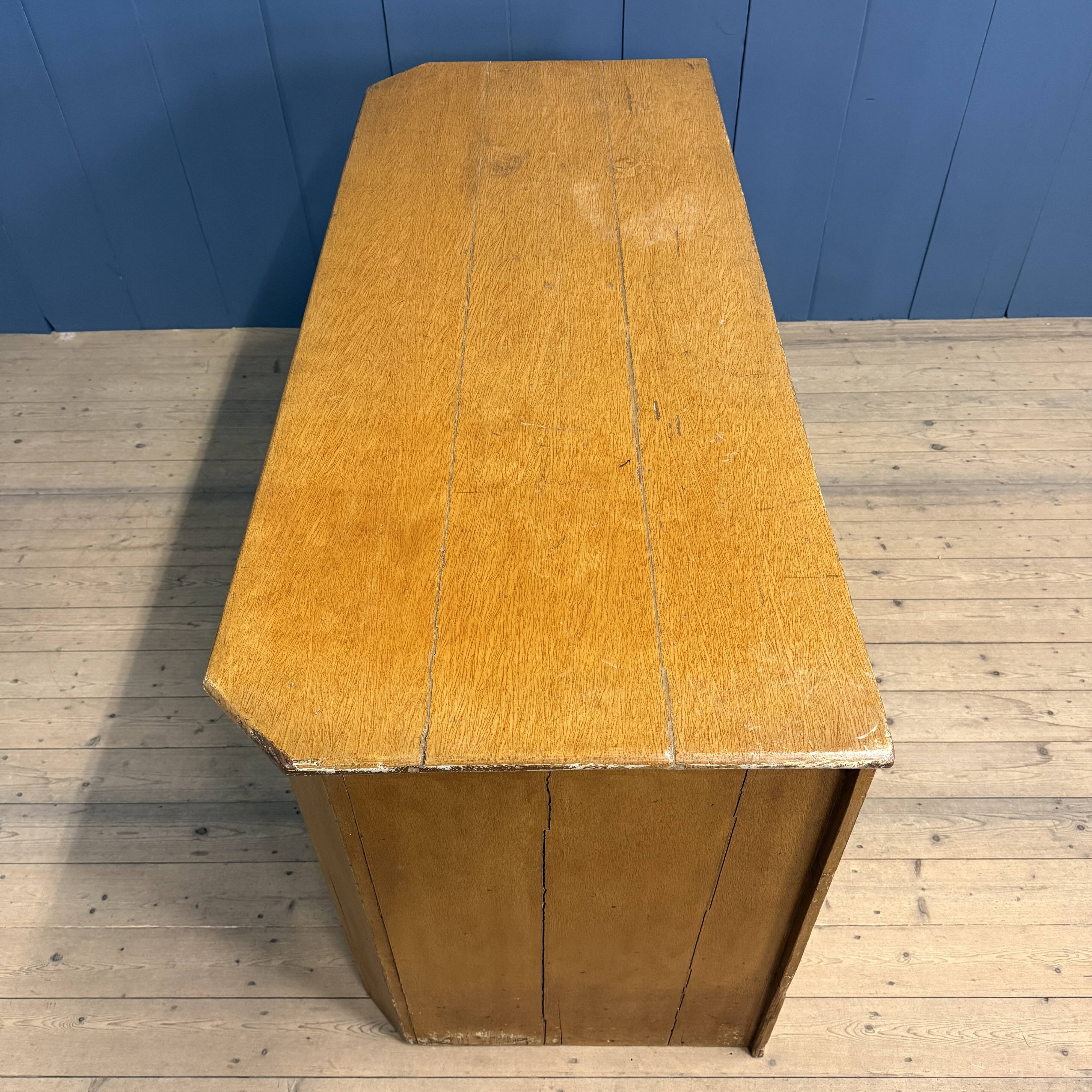 Antique painted Dutch counter