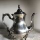 Vintage Viners Sheffield Silver Plated Teapot: Victorian Footed Pitcher