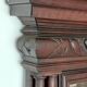 Large antique 19th-century mirror in carved wood - Haussmannian style.