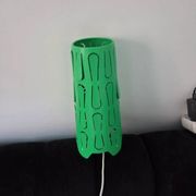 Lampe verte en métal ikea vintage