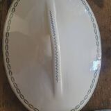 Sarreguemines iron earth soup tureen