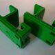 Paire de patères verte, design Olaf von Bohr 70