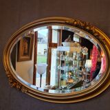 Art Deco oval mirror