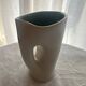 Two-Tone Matte Ceramic Pitcher / Organic Glazed Vintage G. Jouve P.