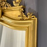 Miroir 204 x 98 cm époque XIXè Napoléon III, putti