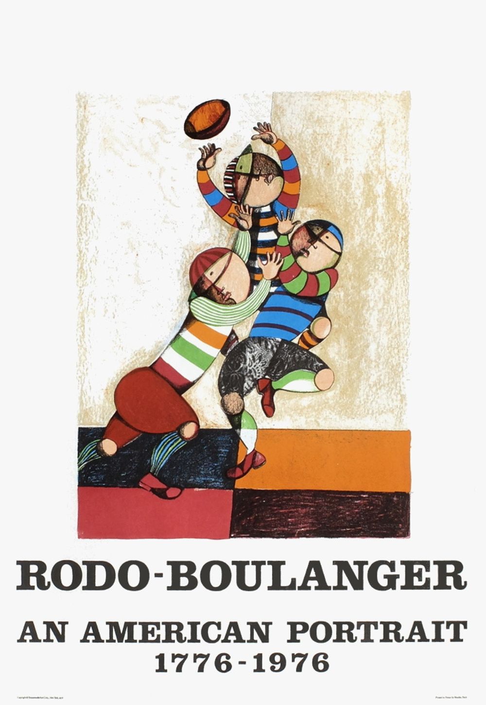 Affiche Rodo Boulanger an american portrait