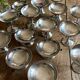Set of 16 vintage stainless steel dessert cups