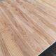 Scandinavian round extendable dining table stripped in raw oak 1980