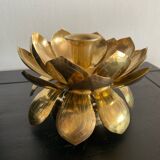 Bougeoir lotus en laiton Feldman Lighting