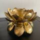 Feldman Lighting Brass Lotus Candle Holder