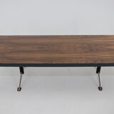 1970s Restored Walnut Coffee table ,Czechoslovakia