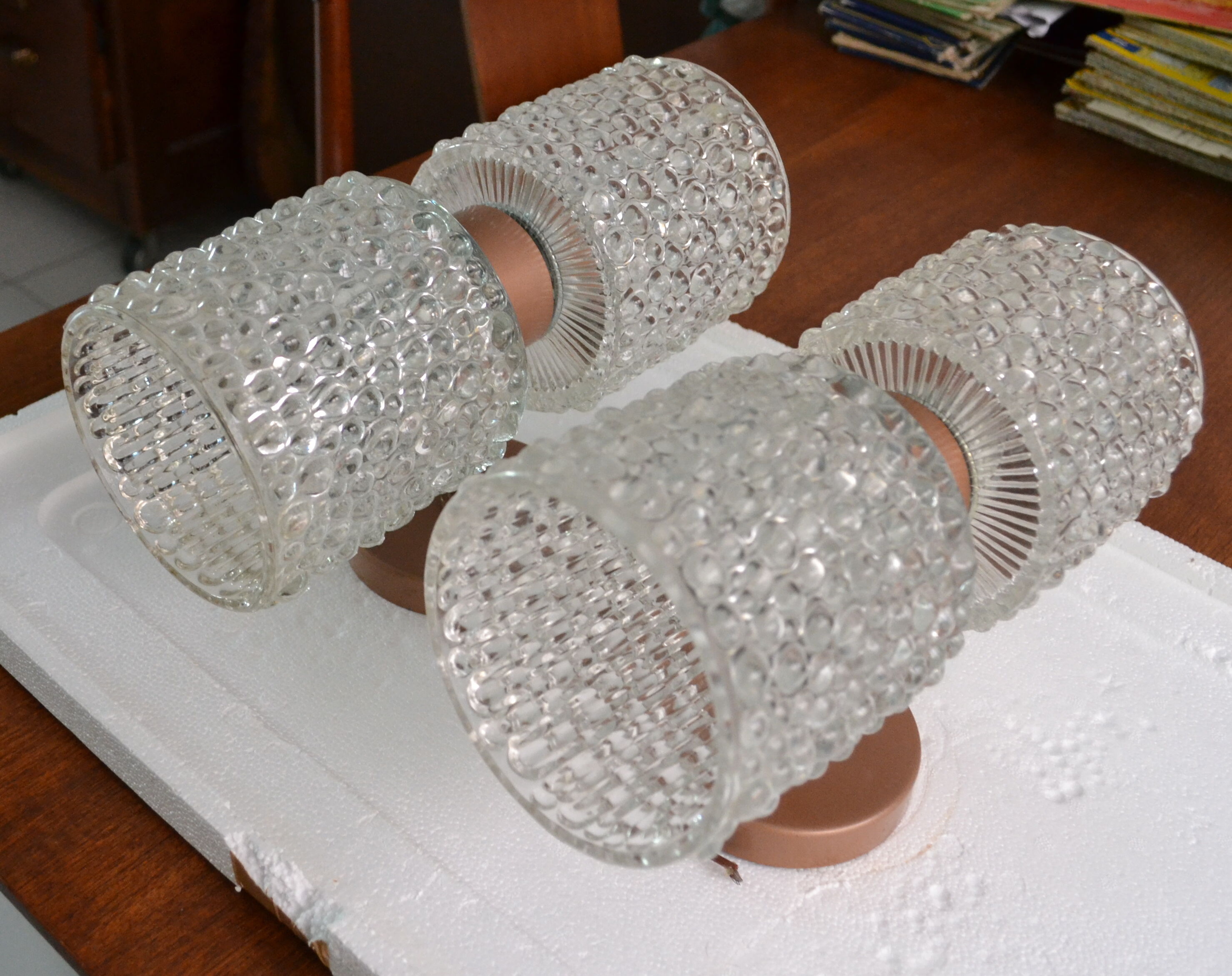J.W Bosman's 60s Raak Pair of wall light