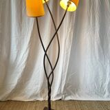 Handcrafted wrought iron floor lamp by Studio Pescatore