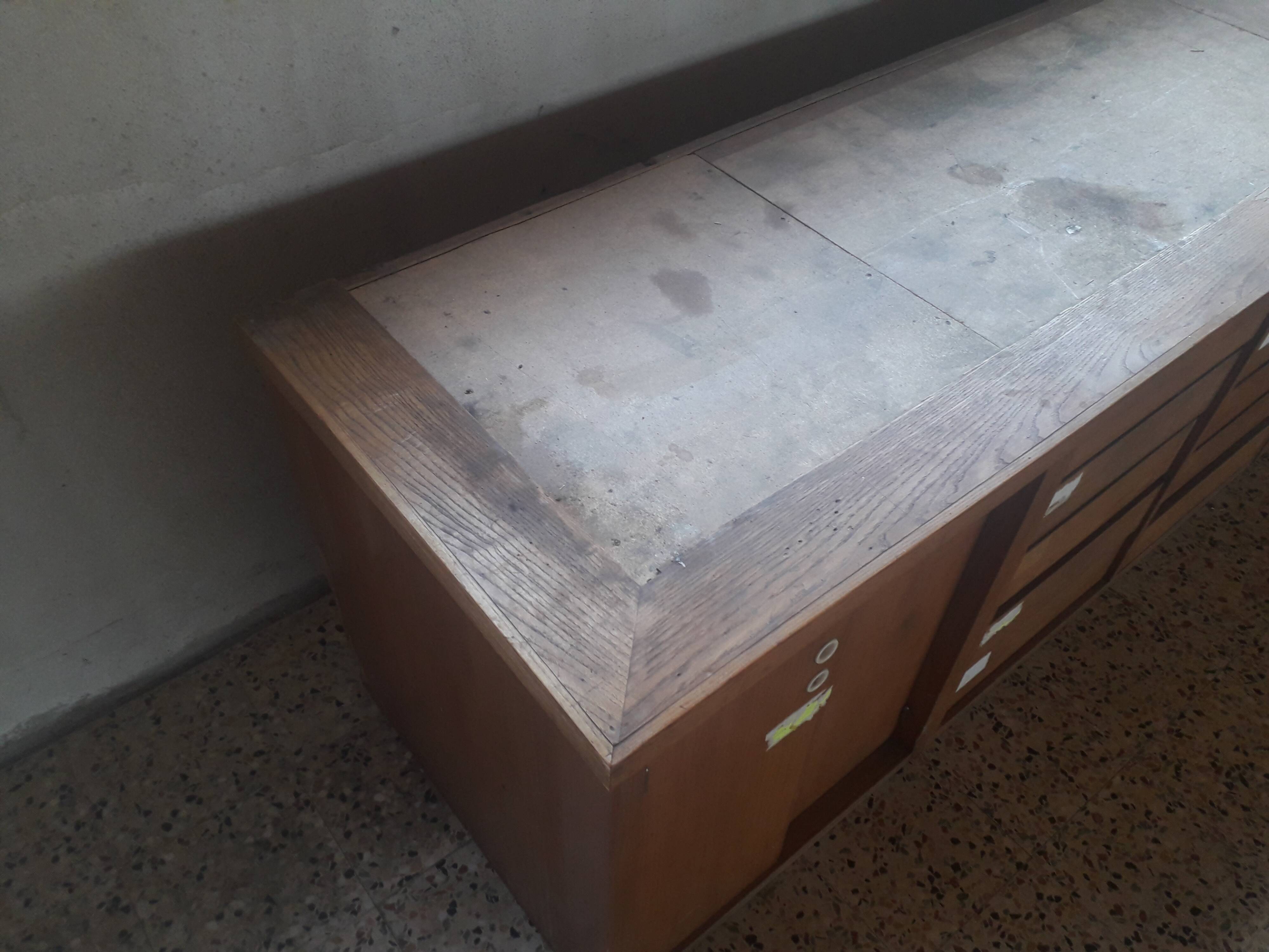 Cabinet with drawers 50 years, 450cm