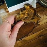 Applique miroir en bronze ancien
