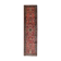 Vintage persian runner rug traditional long handmade red floral carpet 77x265cm