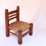 Fireplace chair in the style of Charles Dudouyt.