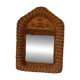 Rattan mirror