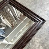 Miroir en bois foncé ☐ 49,5 x 40 cm