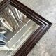 Dark wooden mirror ☐ 49.5 x 40 cm