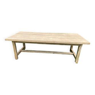 Solid oak farm table