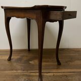 Cabaret table in walnut and oak from the end of the 19th century