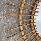 Rattan mirror 70cm