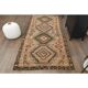 1970s Vintage Turkish Oushak Handmade Wool Cotton Orange Area Rug  149x316