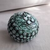 Vintage terracotta paperweight in the shape of a ball