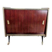 Vintage rolling bar cabinet