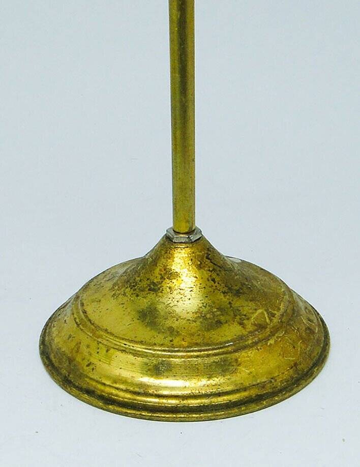 Mid-century pendant lamp in brass and glass, 1950s