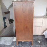 Louis XV style rosewood marquetry display case