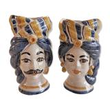 Sicilian vase - blue