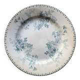 Flat plate U&C Sarreguemines Terre de Fer model Elvire