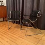 A pair of Penelope chairs by Charles Pollock, Castelli, Italy, 1980s