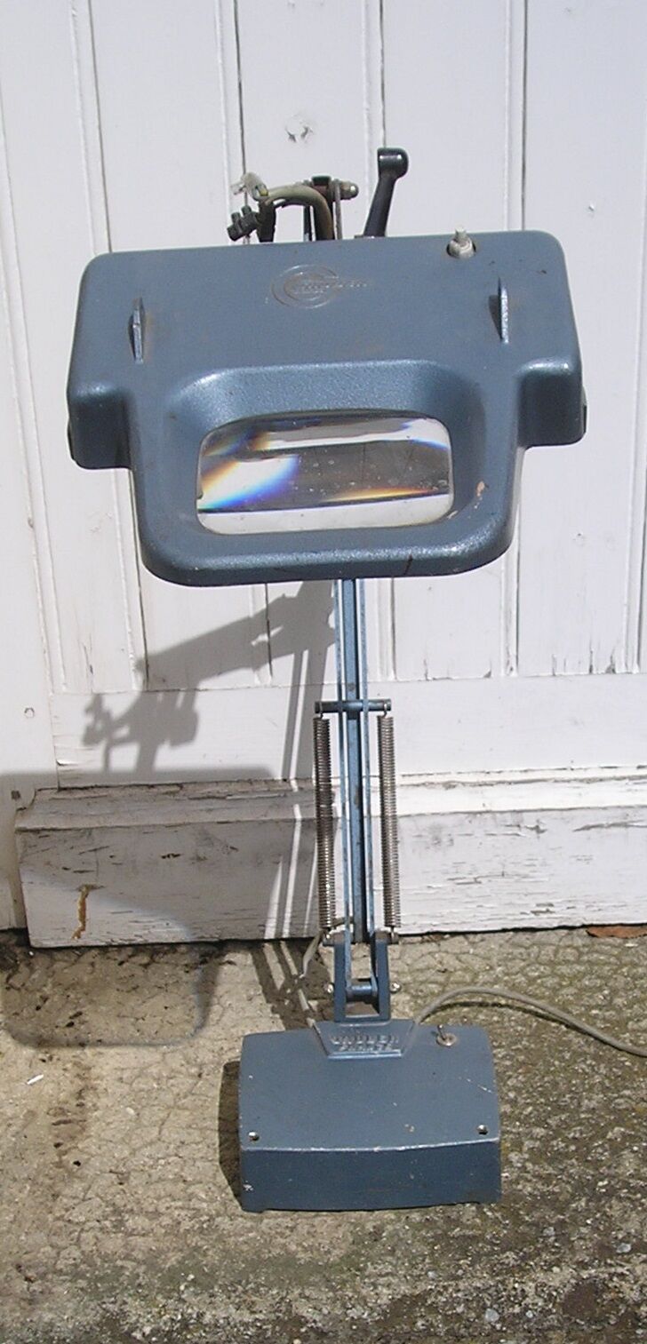 Lamp loupe workshop articulated Gruber years 60