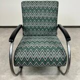 Tubular steel armchair by Tubax