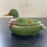 Green duck terrine in slip