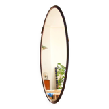 Vintage Italian teak mirror