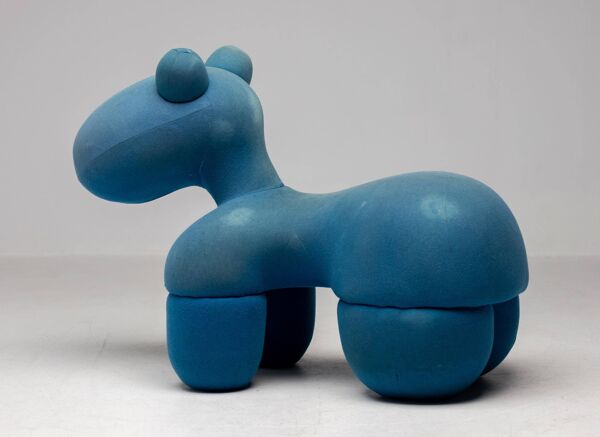 Chaise Pony bleue d'Eero Aarnio, moderne du milieu du siècle dernier