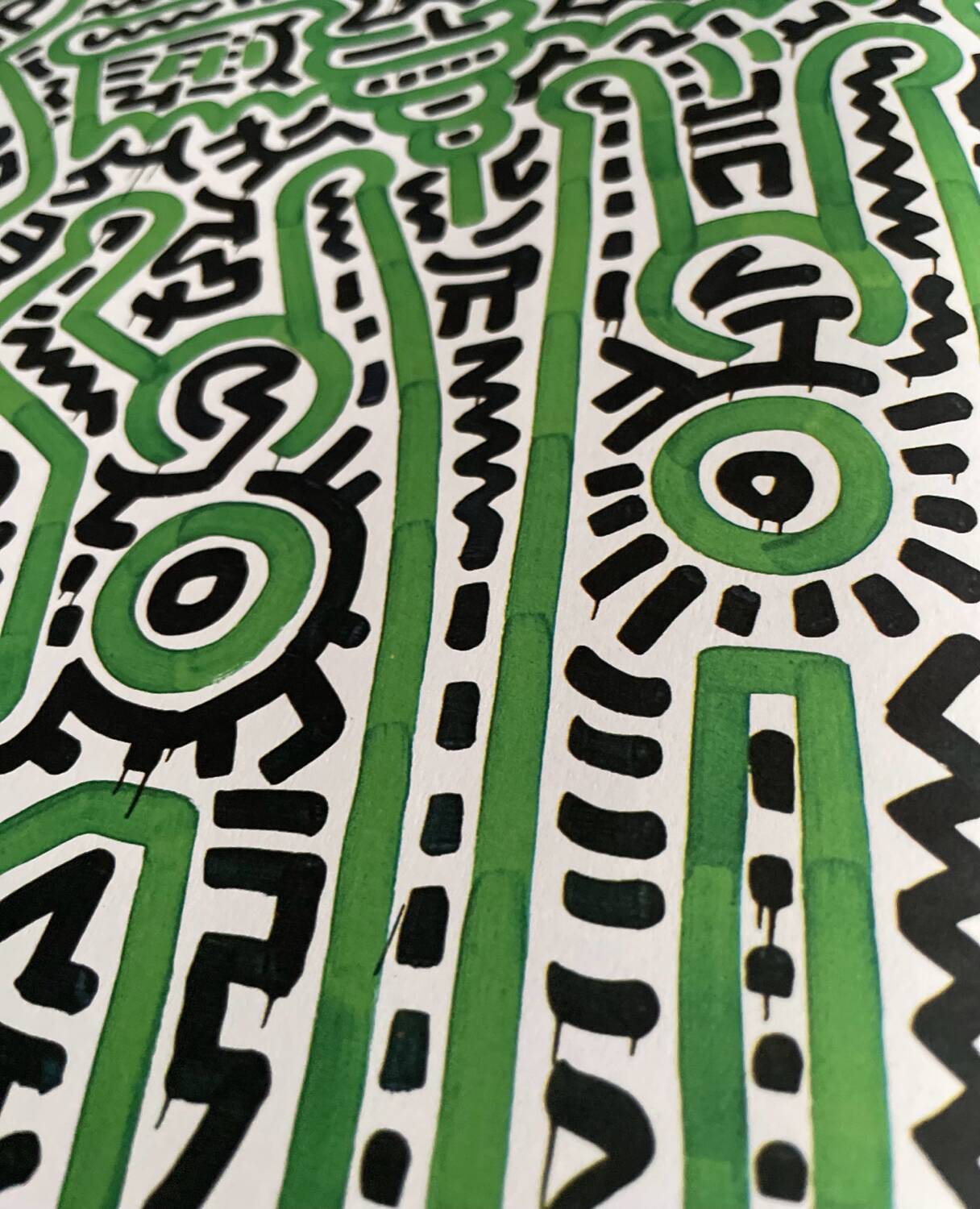 Keith Haring, Homo Decorans, 1985, Louisiana archives, copyright Keith Haring