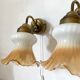 Pair of tulip sconces