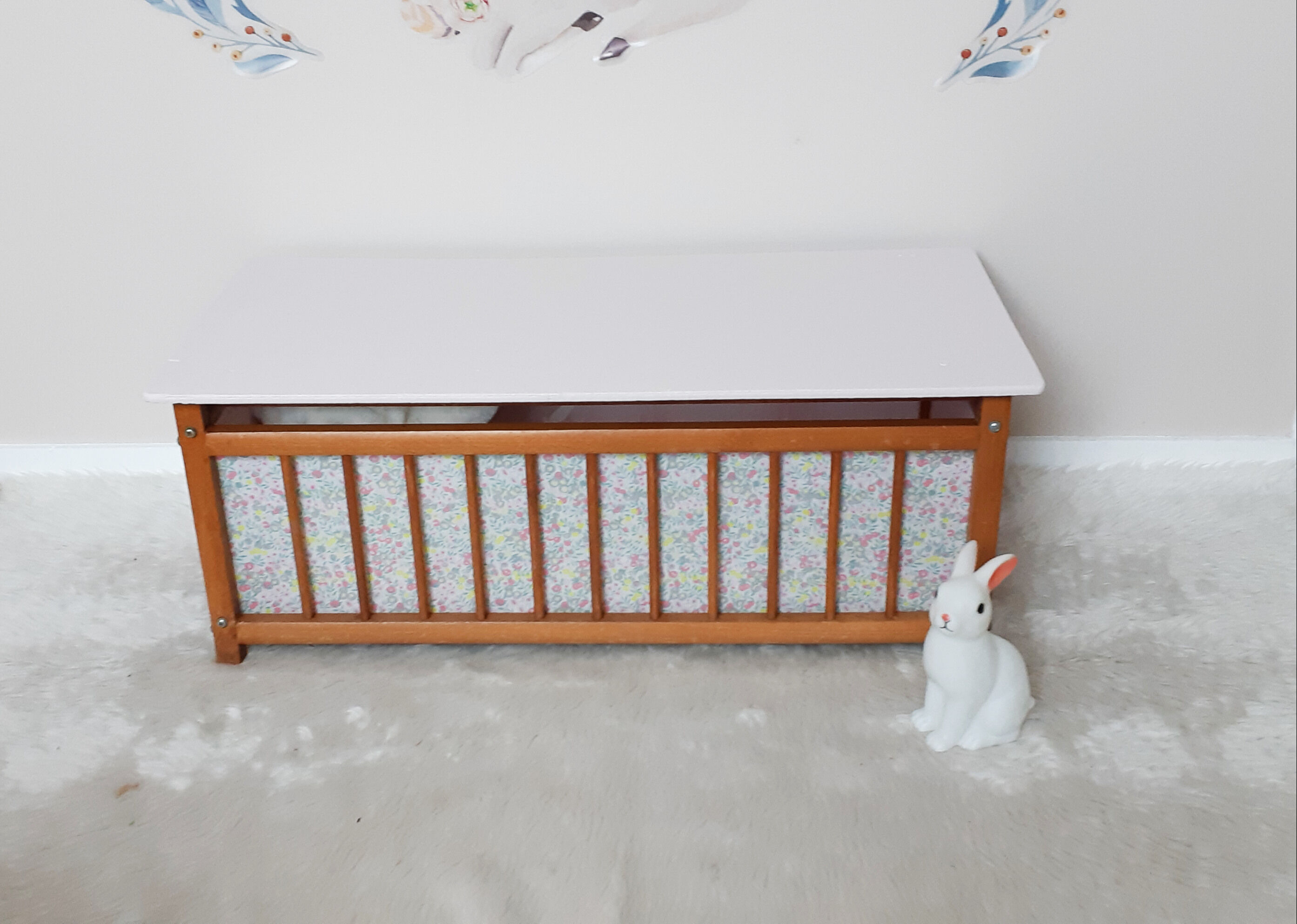 Wooden toy bench chest