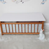 Wooden toy bench chest